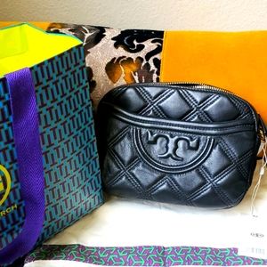 Brand new tory burch soft flemming crossbody bag